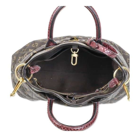 Louis Vuitton Monogram Etoile Exotique GM Bordeaux Quilted Tote Bag MSRP $7650 - Picture 9 of 14